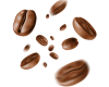 —Pngtree—realistic floating coffee beans element_23050256